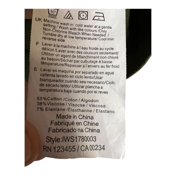 green cargo vest Utility Small Grunge Casual Gorpcore Canvas Casual - Picture 6 of 7